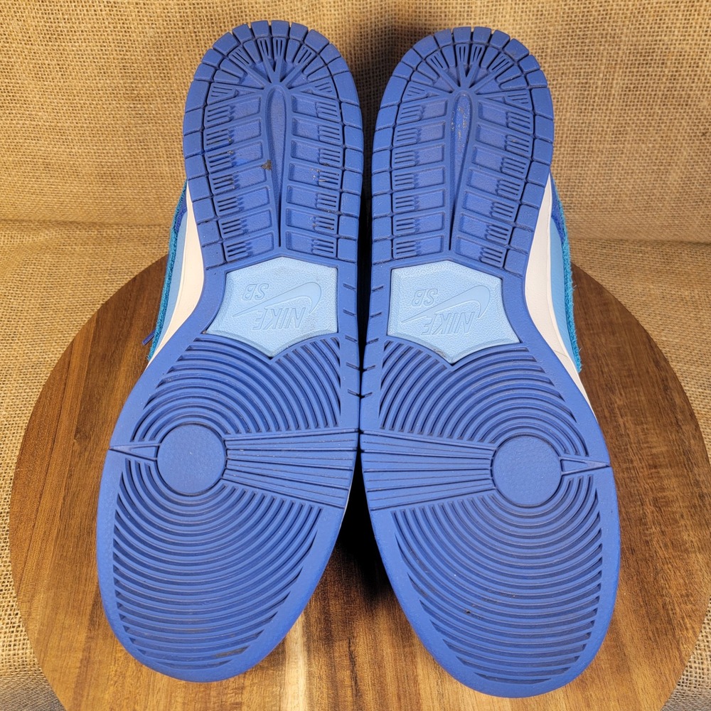 Nike SB Dunk Low Pro Sneakers Racer Laser Blue Skate Shoes Men's 10.5 with Box - Picture 8 of 13